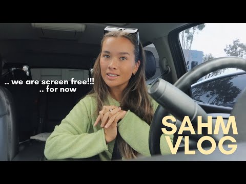 SAHM VLOG: cutting out screen time, rylee and cru warehouse sale, grocery favorites, going coo coo..