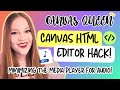 Canvas Audio Player Functionality