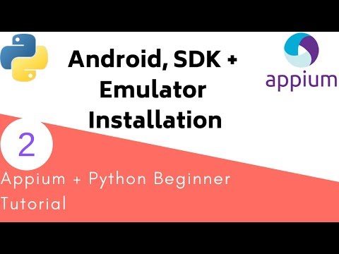 appium android tutorial on mac emulator