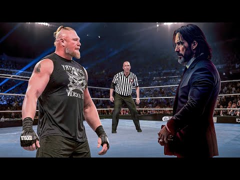 Full Match - Brock Lesnar vs John Wick - Iron Man Match 2024 | WWE2K Dec 20, 2024