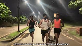 Indian Army 1600 मीटर Running Test धुआँ धार बारिश में भी ट्रायल जारी है 😱#trendingvideo
