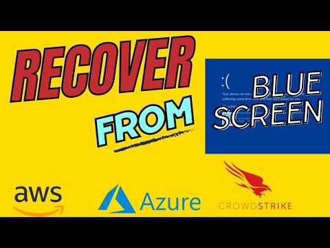 Friday Blues! | How to recover your Windows from Blue Screen of death? | Step by Step | AWS & Azure