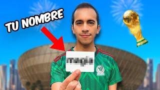 Tu Nombre en el Mundial! - (Magia en Qatar)