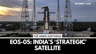 YouTube video thumbnail: ISRO’s EOS-05 Satellite has Uses in Varied Areas From Security to Weather