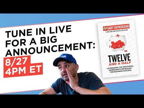 8/27: GOING LIVE AND A BIG ANNOUNCEMENT!
