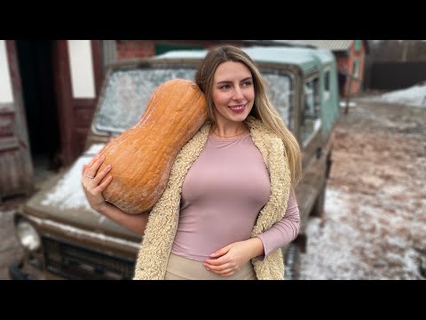 Cooking Сreamy Pumpkin Soup Recipe l Relax Village Kitchen