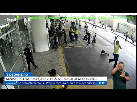 Ministério da Justiça divulga a cronologia dos atos golpistas