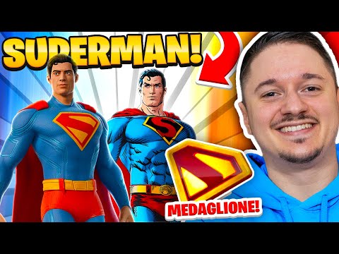 NUOVA SKIN SUPERMAN & MEDAGLIONE MITICO su FORTNITE 💥🛡