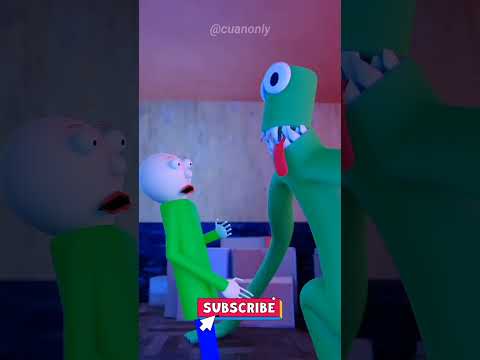 Baldi Hides from Rainbow Friends #shorts #viral