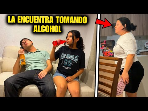 MI HERMANA SE PONE BORRACHA CON 14 AÑOS Y ASI REACCIONO MI MAMÁ!! BROMA PESADA