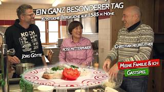 Rosi Mittermaier & Christian Neureuther kochen auf der Berghütte | Schlutzkrapfen & Kräuterbrot