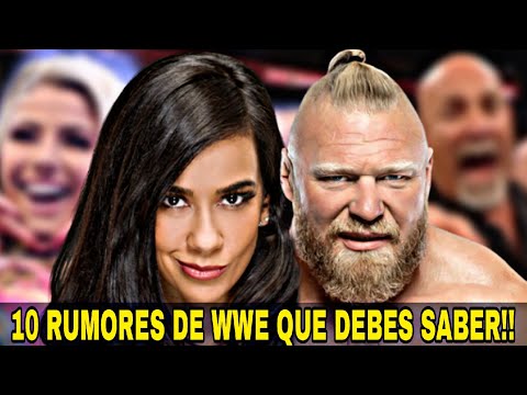 Aj Lee y Brock Lesnar de camino a Wwe? - 10 Rumores de Wwe que debes saber