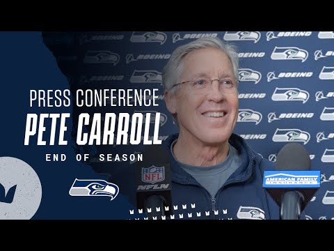Pete Carroll Seahawks End of Season Press Conference - January 10 video clip