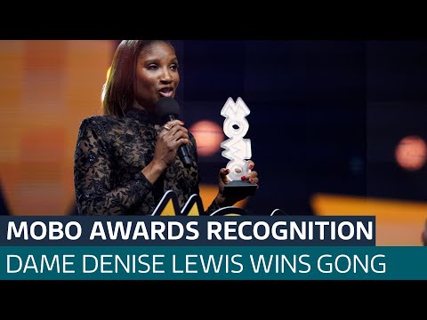 Olympic legend Dame Denise Lewis receives special recognition at The MOBOS Awards | ITV News