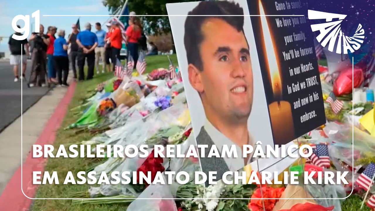 ‘Cena traumatizante’: brasileiros relatam pânico durante assassinato de Charlie Kirk
