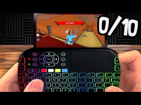 I Tried The WEIRDEST Keyboards And WON In MM2...