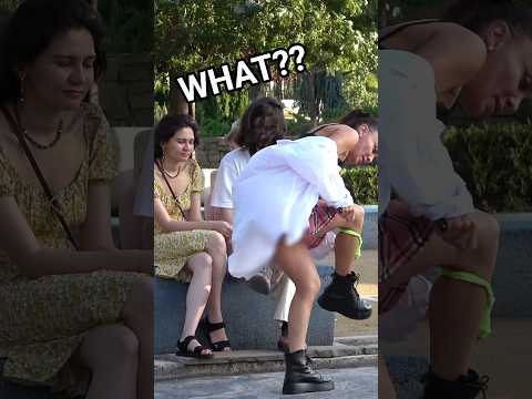 WOW 🔥 Crazy girl prank 😂 #prank #shorts