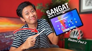 Redmi Pad 2 Review - TABLET 2 JUTA, ENAK BUAT GAMBAR? Support Stylus Redmi Smart Pen!