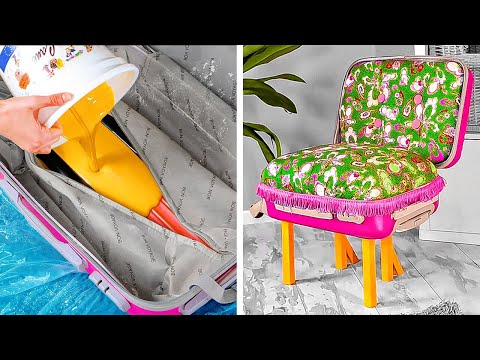 DIY Furniture & Home Decor Projects: How To Make A Suitcase Chair