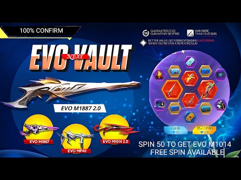 Next Evo Vault Event, Evo M1887 Free Fire | Free Fire New Event | New Event Free Fire | Ff New Event