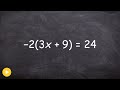 Solving Linear Equations and Properties