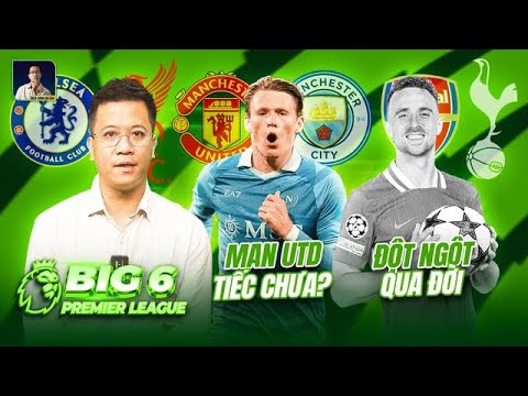 BIG 6 PREMIER LEAGUE: SỐC! SAO LIVERPOOL ĐỘT NGỘT QUA ĐỜI, MAN UTD LẦM TO VÌ BÁN MCTOMINAY