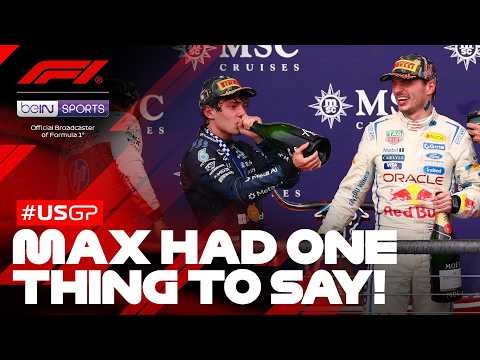 Reactions from the post-race cooldown room! | Formula 1 United States Grand Prix 2026