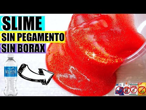 SLIME SIN PEGAMENTO Y SIN BORAX Ep.10 | SLIME CON 2 INGREDIENTES | 4 NUEVAS RECETAS DE SLIME