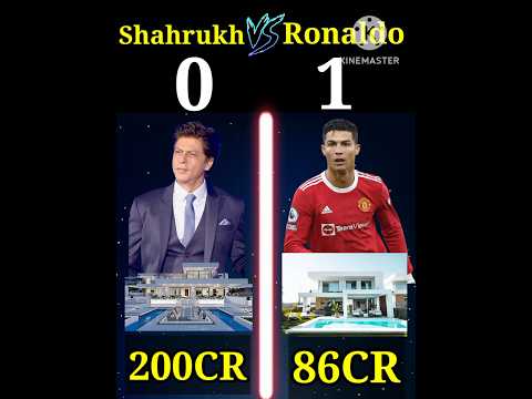 Shahrukh Khan VS Ronaldo? | #shorts #shahrukhkhan #ronaldo