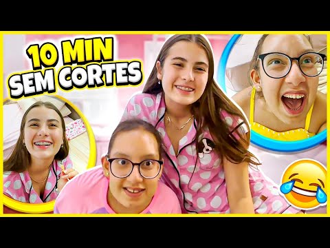 Dormimos a Primeira Noite na Casa Nova * 10 MINUTOS SEM CORTES - Clau Santana e MC Divertida