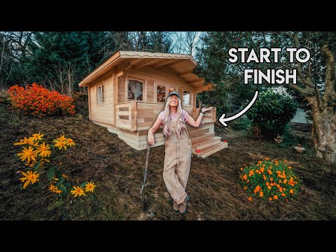 Building My DREAM Garden Log Cabin