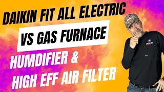 Daikin FIT All-Electric Heat Pump with Humidifier Maintenance & High-Efficiency Filter Change