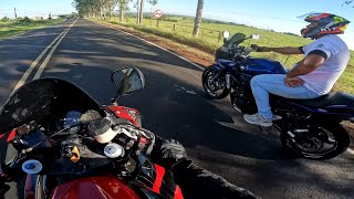 CBR600RR VS FAZER600 ENCONTRO CAFE DA MANHA RANCHARIA