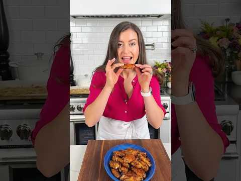 Baked Chicken Wings - Crispy & Easy #shorts