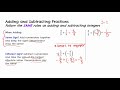 Adding and Subtracting Fractions with Like Denominators