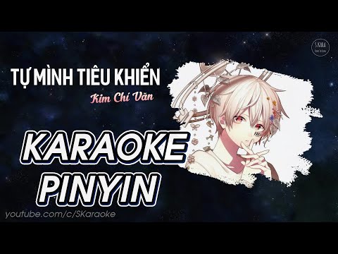 [Karaoke] Tự Mình Tiêu Khiển | 自娱自乐【Pinyin Lyrics】- Kim Chí Văn | Guitar Version | S. Kara ♪