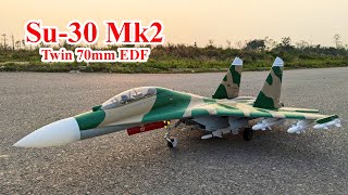 Máy bay Su-30 Mk2 Twin 70mm EDF duy nhất tại Việt Nam cất cánh || #4dmodel #su30