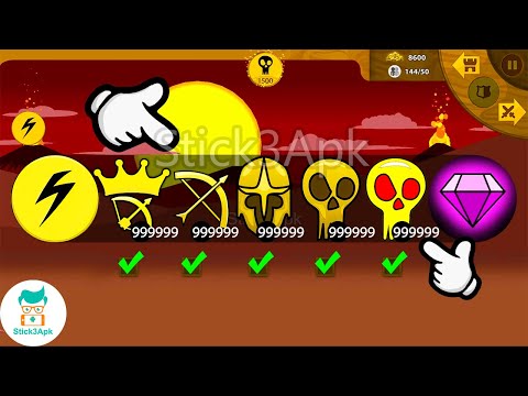 ✅ UNLOCK x999999 ITEMS SPELLS ⭐ My Checkbox Golden Military | Stick War Legacy Mod | Stick3Apk