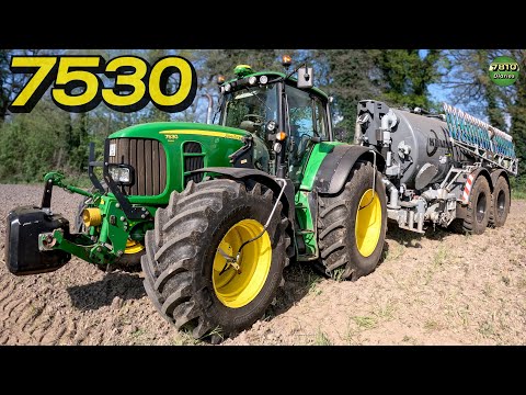 John Deere 7530 SOUND🔥….vorm KUMM mit Tobi!