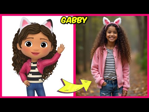 🧸🏠GABBY'S DOLLHOUSE CHARACTERS AS HUMANS & Their Favorite Drinks, Snacks, Movies & More! I Dj Catnip