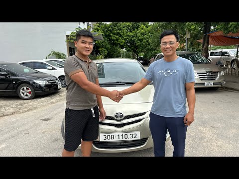 Bàn giao xe Toyota vios 2008số tự động cho các anh khách đến từ Tuyên Quang-chúc anh đi tốt dùng bền