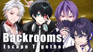 【Backrooms: Escape Together】協力型サバイバルホラー！仲良しなのですぐクリアします【青蘭/MAHA5】