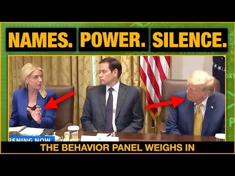 💥Secret Epstein Client List: Bondi Trump Body Language Reveals More Than Names