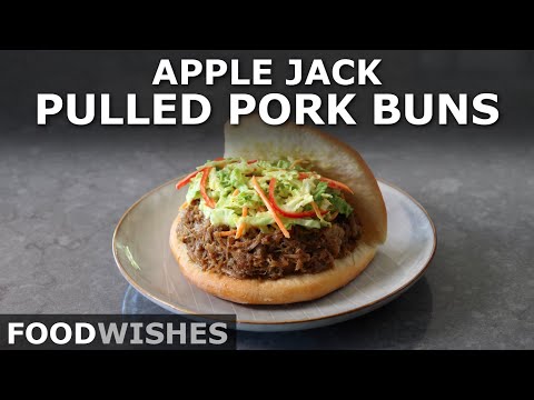 Apple Jack Pulled Pork Buns - Easiest Pulled Pork Ever - Food Wishes