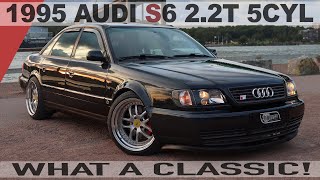 Classic! 1995 AUDI S6 2.2T C4 QUATTRO - A true vintage 5 cylinder Audi with soul - In full detail