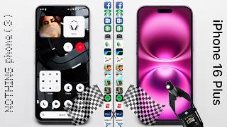 Nothing Phone (3) vs. iPhone 16 Plus Speed Test