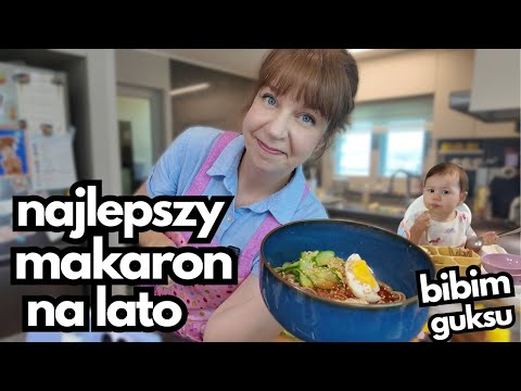 NAJLEPSZY KOREAŃSKI MAKARON NA LATO - makaron na zimno jak z restauracji w Korei - bibimguksu