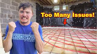 Adding Heated Floors to My 1917 Mansion Renovation...We Have Issues