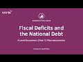 Government Debt and Fiscal Deficits