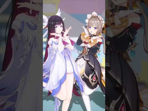 Columbina Sandrone もしもし聞こえてる? mosi mosi? 【Genshin Impact MMD】#columbina #sandrone